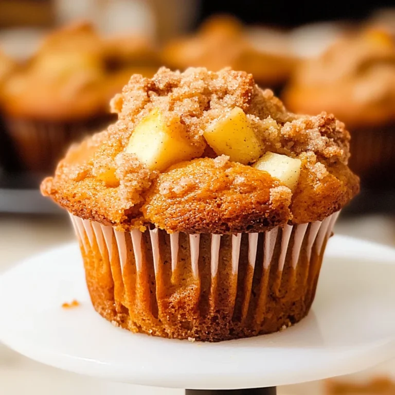 Apple Pumpkin Streusel Muffins Small Batch