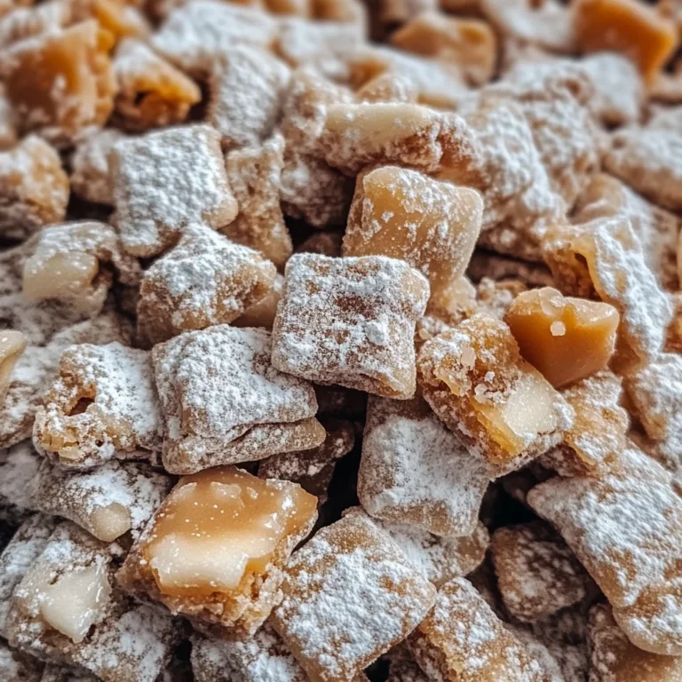 Caramel Apple Puppy Chow