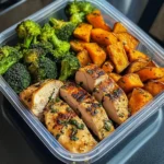 Chicken, Sweet Potato & Broccoli Meal Prep Bowls