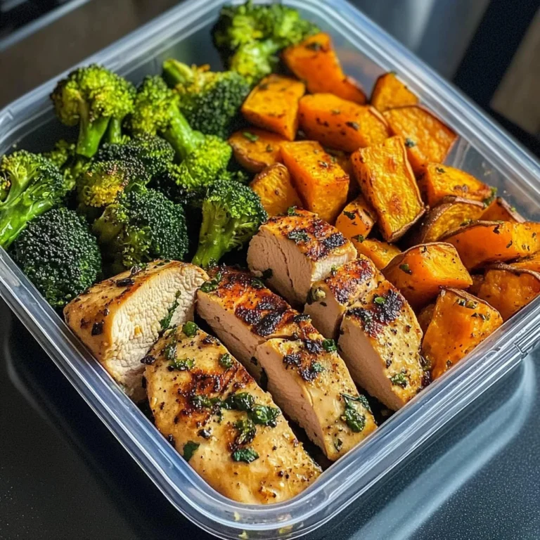 Chicken, Sweet Potato & Broccoli Meal Prep Bowls