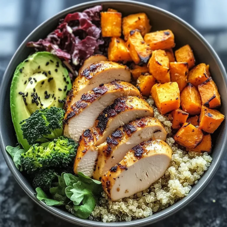 Chicken & Sweet Potato Buddha Bowl