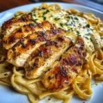 Creamy Cajun Three-Cheese Chicken Linguine