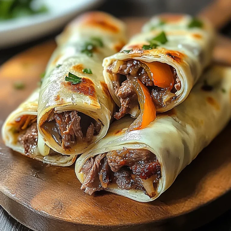 Delicious Keto Philly Cheesesteak Roll Ups