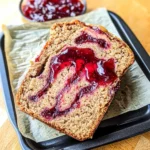 Peanut Butter & Jelly Banana Bread Recipe