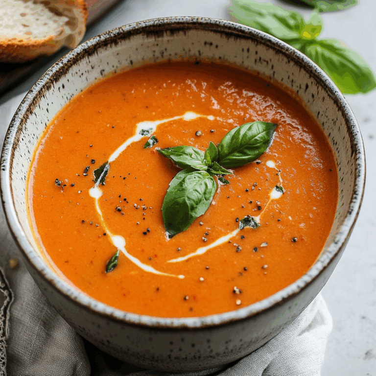 Creamy Tomato Basil Soup
